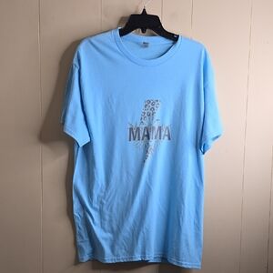 Gildan Custom  'Mama' Graphic Tee Large
